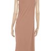 Michael Kors Draped Crepe Dress in Pink (blush) - Lyst