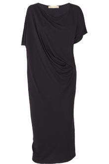 Michael Kors Draped Jersey crepe Dress - Lyst