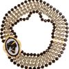 Miu Miu Crystal Cameo Necklace in Gold - Lyst