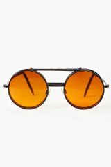Nasty Gal Flip Side Shades Black