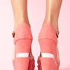 Nasty Gal Electric Platform Wedge in Pink (coral) - Lyst