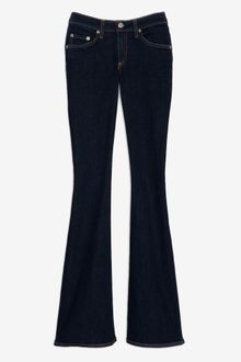 Rag & Bone Exclusive Midrise Indigo Wash Flared Skinny Jeans - Lyst