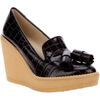 Stella Mccartney Loafer Wedge in Black - Lyst