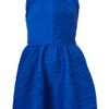 Topshop Texture Pleat Tunic in Blue (cobalt) - Lyst