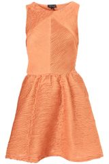 Topshop Texture Pleat Tunic