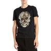 Alexander Mcqueen Floral Skull Tee in Black for Men (floral) - Lyst