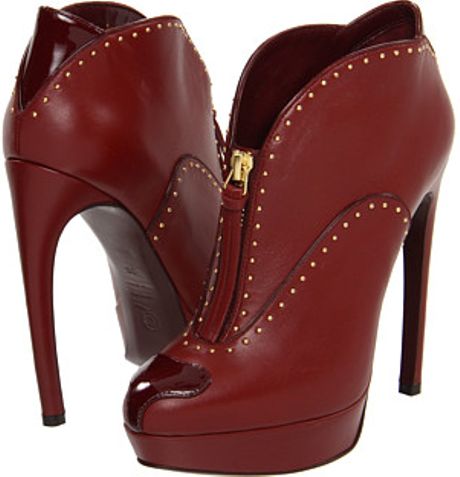 brown heel boot
