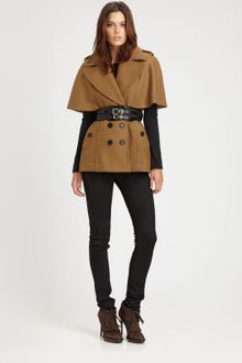 Burberry Wool Kimonosleeve Cape - Lyst