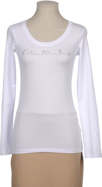 Calvin Klein Jeans Long Sleeve Top - Lyst