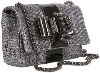 Christian Louboutin Sweety Charity Glitter Shoulder Bag - Lyst