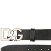Dolce & Gabbana 35cm Washed Leather Belt in Black for Men - Lyst