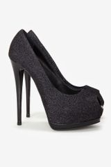 Giuseppe Zanotti Sharon Metallic Platform Peeptoe