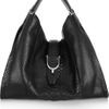 Gucci Stirrup Python Hobo Bag in Black - Lyst