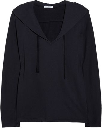 James Perse Hooded French Terry Sweatshirt - Lyst
