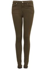 Moto Moto Dark Khaki Skinny Leigh