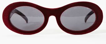 Nasty Gal Velvet Shades Merlot - Lyst