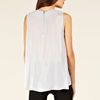 Oasis Dip Hem Metallic Shell in Silver - Lyst