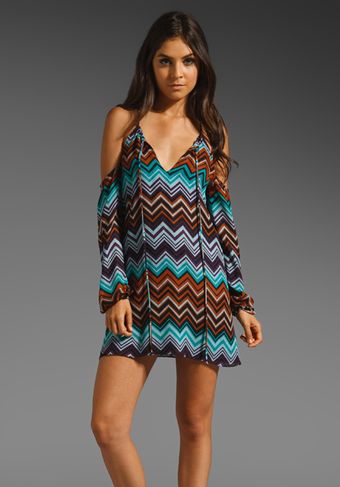 Parker Open Shoulder Dress - Lyst