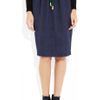 Preen Elfie Crepe and Brocade Skirt in Blue (navy) - Lyst