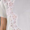 Stella Mccartney Lace Insert Top in Beige (cream) - Lyst