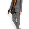 Stella Mccartney Dorsey Satintrimmed Silk Shirt in Yellow - Lyst