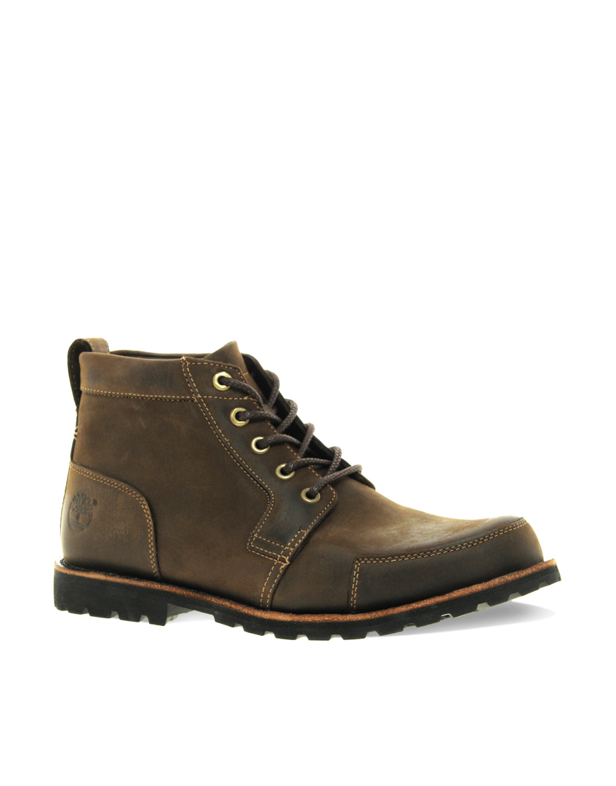 timberland dark brown chukka boots