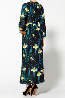 Tucker Floor Length Silk Dress - Lyst
