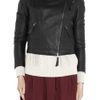 Vanessa Bruno Athé Leather Biker Jacket in Black - Lyst