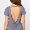 Vans The Va Ns Cutout Back Top in Coastal Fjord Heather in Gray - Lyst