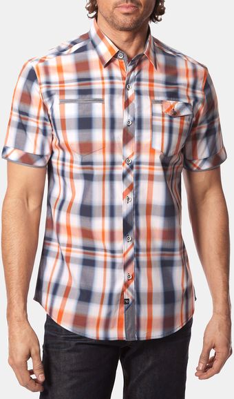 7 Diamonds See The Sun Plaid Woven Shirt - Lyst