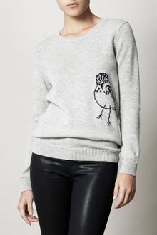 Burberry Prorsum Bird Intarsia Knit Sweater - Lyst