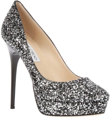 Jimmy Choo Cosmic Pump in Silver - Lyst