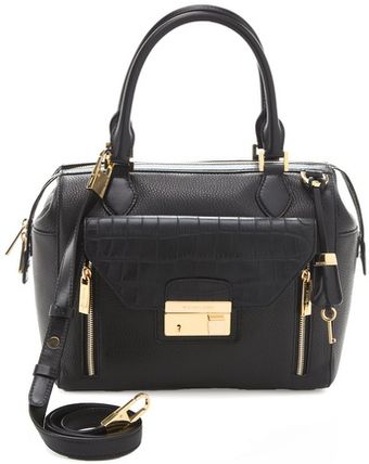 Michael Kors Collection Gia Top Zip Satchel - Lyst
