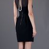 Moschino Cheap & Chic Sweetheart Dress in Black - Lyst