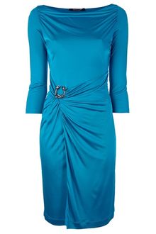 Roberto Cavalli Torc Detail Dress - Lyst