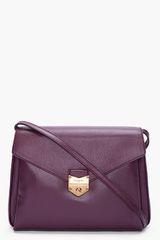 Yves Saint Laurent Purple Dandy Maxi Flap Bag