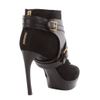 Alexander Mcqueen Black Stirrup Buckle Boot in Black - Lyst