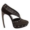 Alexander Mcqueen Degrade Stud Cutout Boot in Black - Lyst