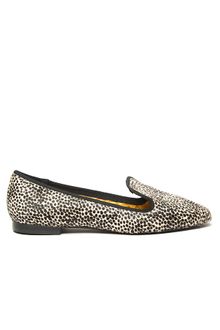 Avec Moderation Leopard Print Smoking Slipper - Lyst