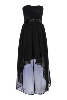 Ax Paris Ax Paris Jewel Drop Back Chiffon Dress - Lyst