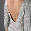 Blumarine Gem Embellished Silk Dress in Gray (nude) - Lyst