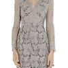 Erdem Vavinia Lace Dress in Gray - Lyst
