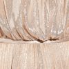 Halston Heritage Metallic Silk Pissé Gown in Beige (nude) - Lyst
