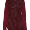 Helmut Lang Chunky Openknit Woolblend Sweater in Red (bordeaux) - Lyst