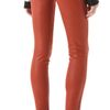 James Jeans Twiggy Slicked Super Skinny Jeans in Red (cinnamon) - Lyst