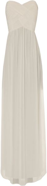 Jane Norman Pleat Bodice Maxi - Lyst