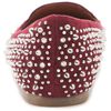 Jeffrey Campbell Martini Suede Studded Loafers in Red (wine) - Lyst