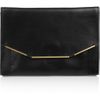 Lanvin Miss Sartorial Leather Wristlet Clutch in Black - Lyst