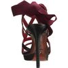 Lanvin Snakeskin Platform Cage Sandal in Black - Lyst