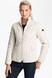 Laundry By Shelli Segal Quilted Zip Jacket - Lyst